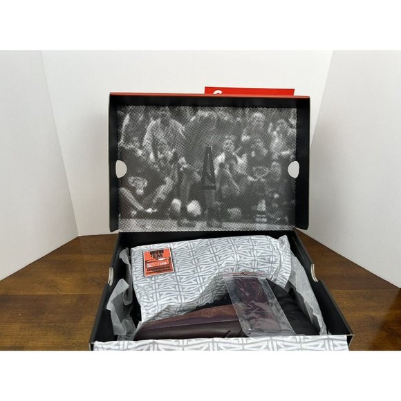 10W/8.5M Jordan 12 SP x A Ma Maniere “Black" DV6989-001 Black Maroon Basketball - Picture 9 of 10